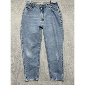 Vintage Lee Jeans Rough Riders High Waisted Mom Jeans Sz 16M Blue Light Wash